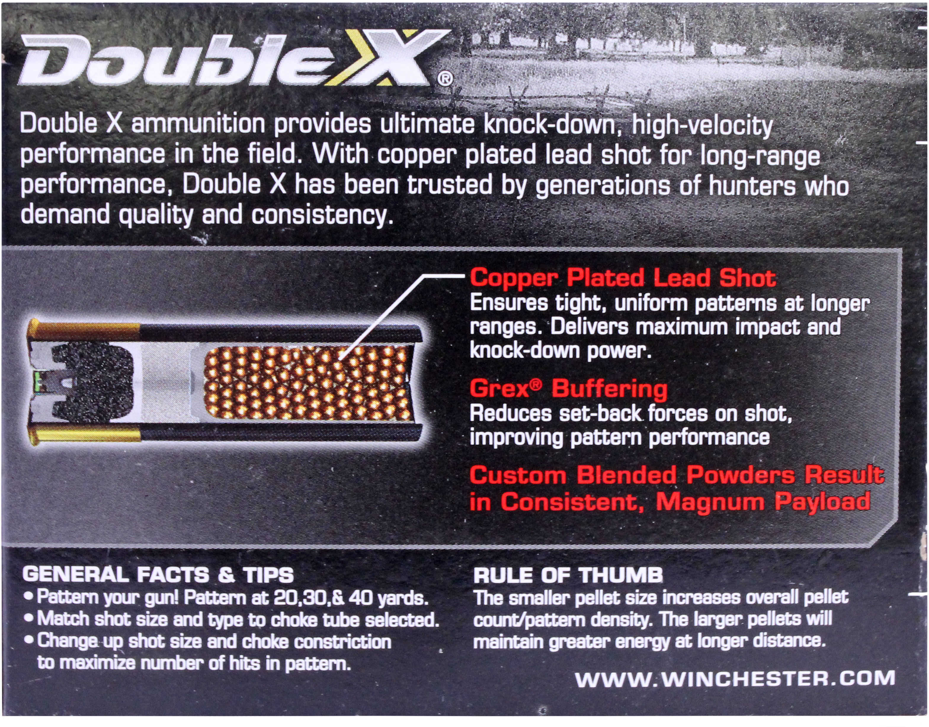 12 Gauge 3-1/2" Lead #4  2-1/4 oz 10 Rounds Winchester Shotgun Ammunition