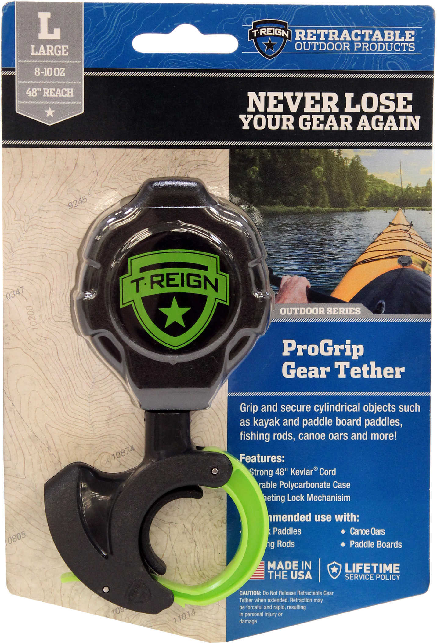 T-REIGN Outdoor Products ProGrip Teather Clip Md: 0TPG-3341
