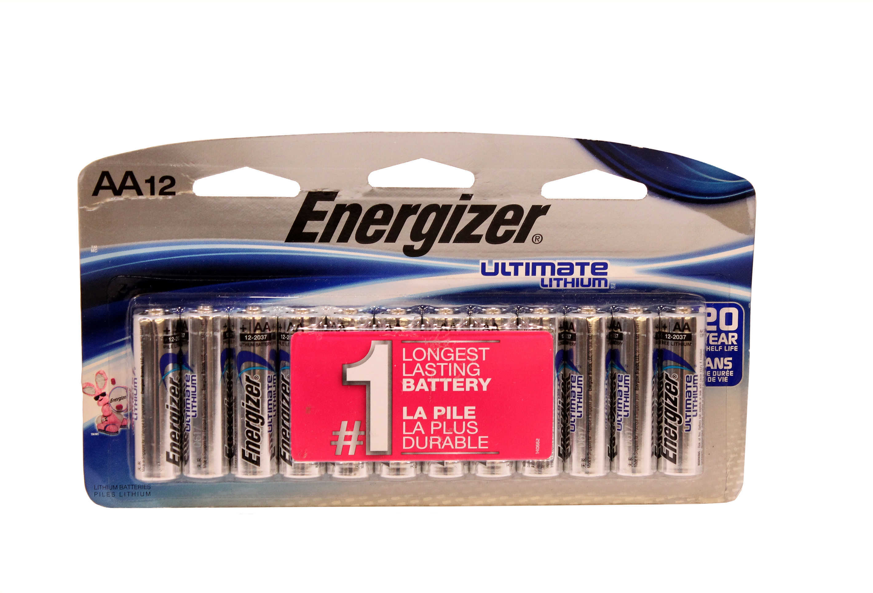 Energizer Ultimate Lithium Batteries AA 12-Pack