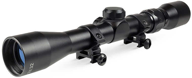 Truglo Buckline 3-9x32 Riflescope, BDC Reticle, 1/4 MOA Weaver Rings Md: TG85393XB