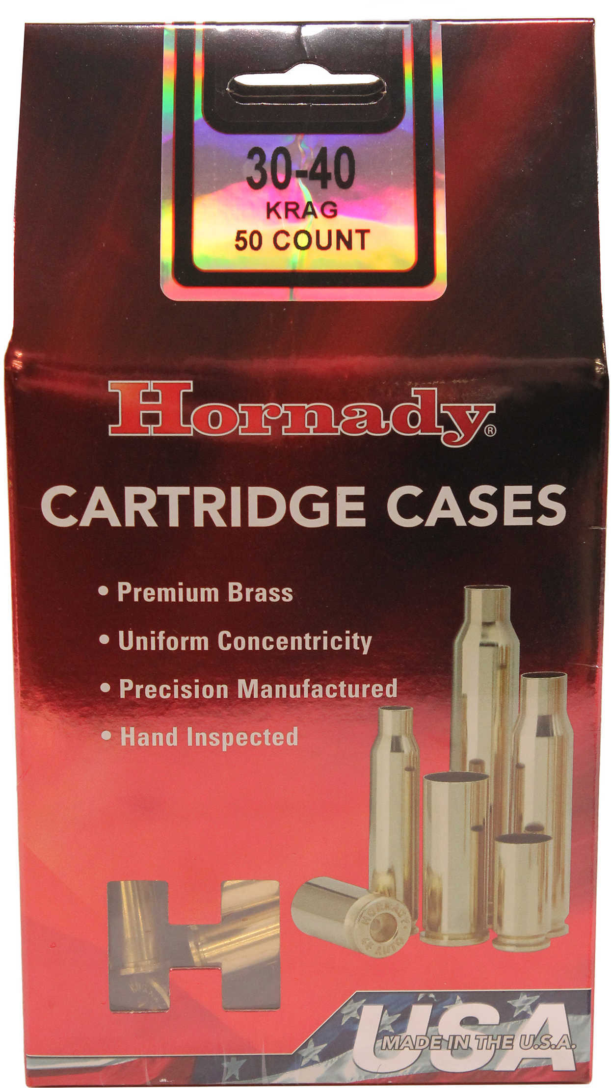 Hornady Unprimed Cases 30-40 KRAG 50-Pack