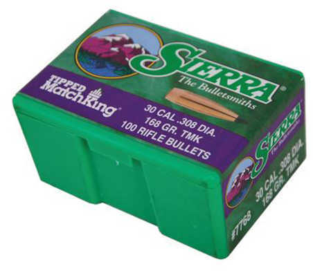 Sierra Bullets Tipped MatchKing 30 Cal 168 Grain 100 Count 7768