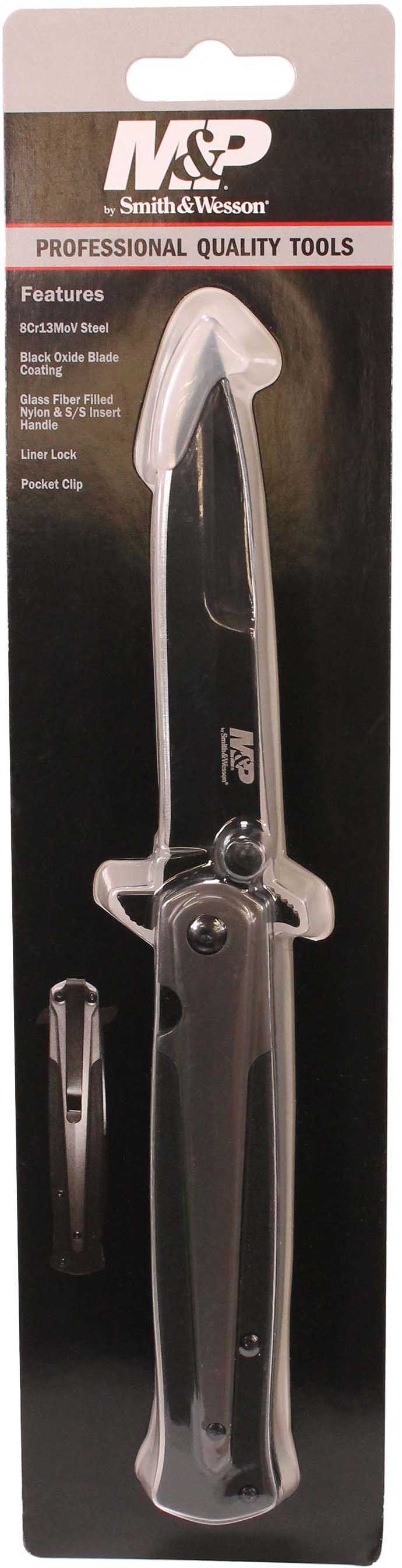 S&W Knife M&P Dagger 4" Blade Black/FDE W/ Pocket-img-1