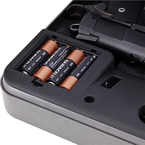 Hornady 98141 Rapid Safe XX-Large Pistol Electronic RFID 14 Gauge Steel Black