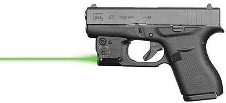 Viridian Weapon Technologies Reactor 5 Gen 2 Green Laser For Glock 43 Includes ECR Ambi IWB Holster 920-0036