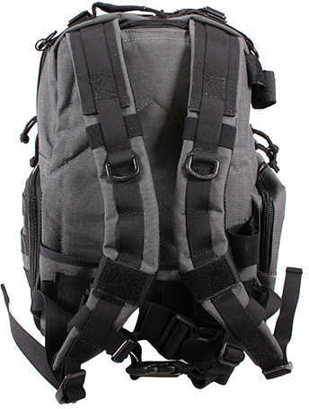 G*Outdoors GPS-T1612BPG Tactical Range Backpack Gray 1000D Nylon 3 Handguns