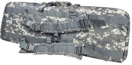 NCSTAR Double Carbine Case 36" Rifle Nylon Gray Digital Camo Exterior PALS Webbing Interior Padded with Thick Foam