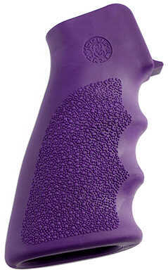 Hogue 15006 Rubber Grip with Finger Grooves AR-15 Textured Purple