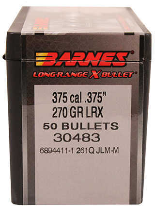 Barnes LRX Long-Range X Bullets .375 Cal .375" 270Gr LRXBT 50/ct