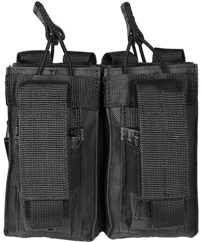 NCSTAR Double AR Magazine Pouch Nylon Black MOLLE Straps for Attachment Fits Two AR Style Magazines CVAR2MP2927B