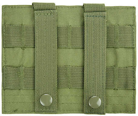 NCSTAR Triple Pistol Magazine Pouch Nylon Green MOLLE Straps for Attachment Fits Three Standard Capacity Double Stack Ma