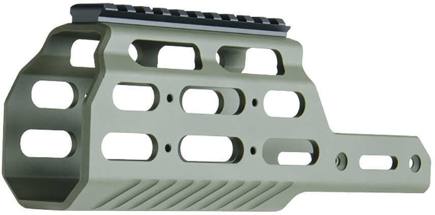 KRISS USA Inc Receiver Extension Kit Picatinny Side Rail Kit And Mounting Hardware Fits GEN II CRB OD Green KVA-VMRGR01