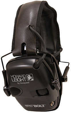 Leight Impact Sport Bolt Black Electronic Earmuff