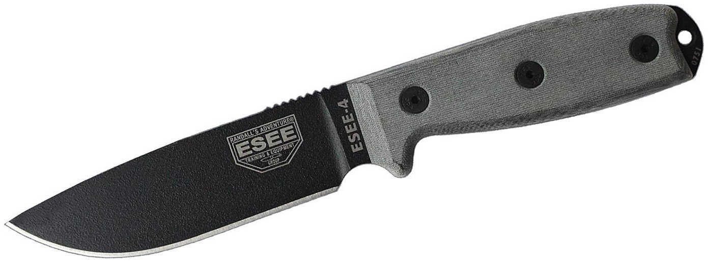 ESEE 4 Fixed 4.5 in Blade Micarta Handle