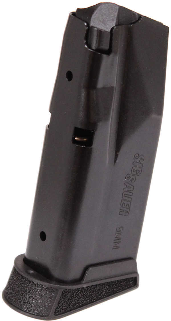 Sig Sauer Mag365910X P365 Micro-Compact 9mm Luger 10 Rd Steel Black Finish With Finger Extension