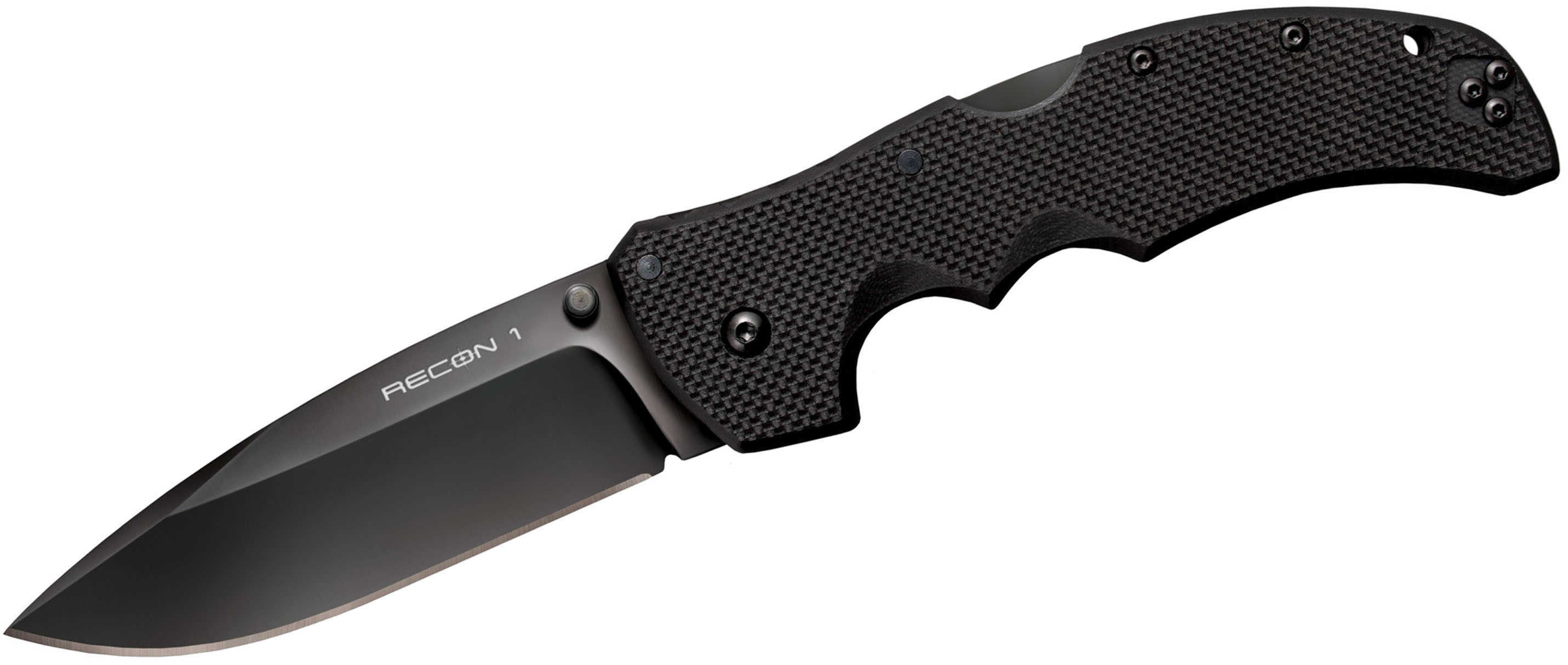 Cold Steel Recon 1 Folding Knife S35VN with DLC Coating Plain Edge Spear Point 4" Blade 27BS