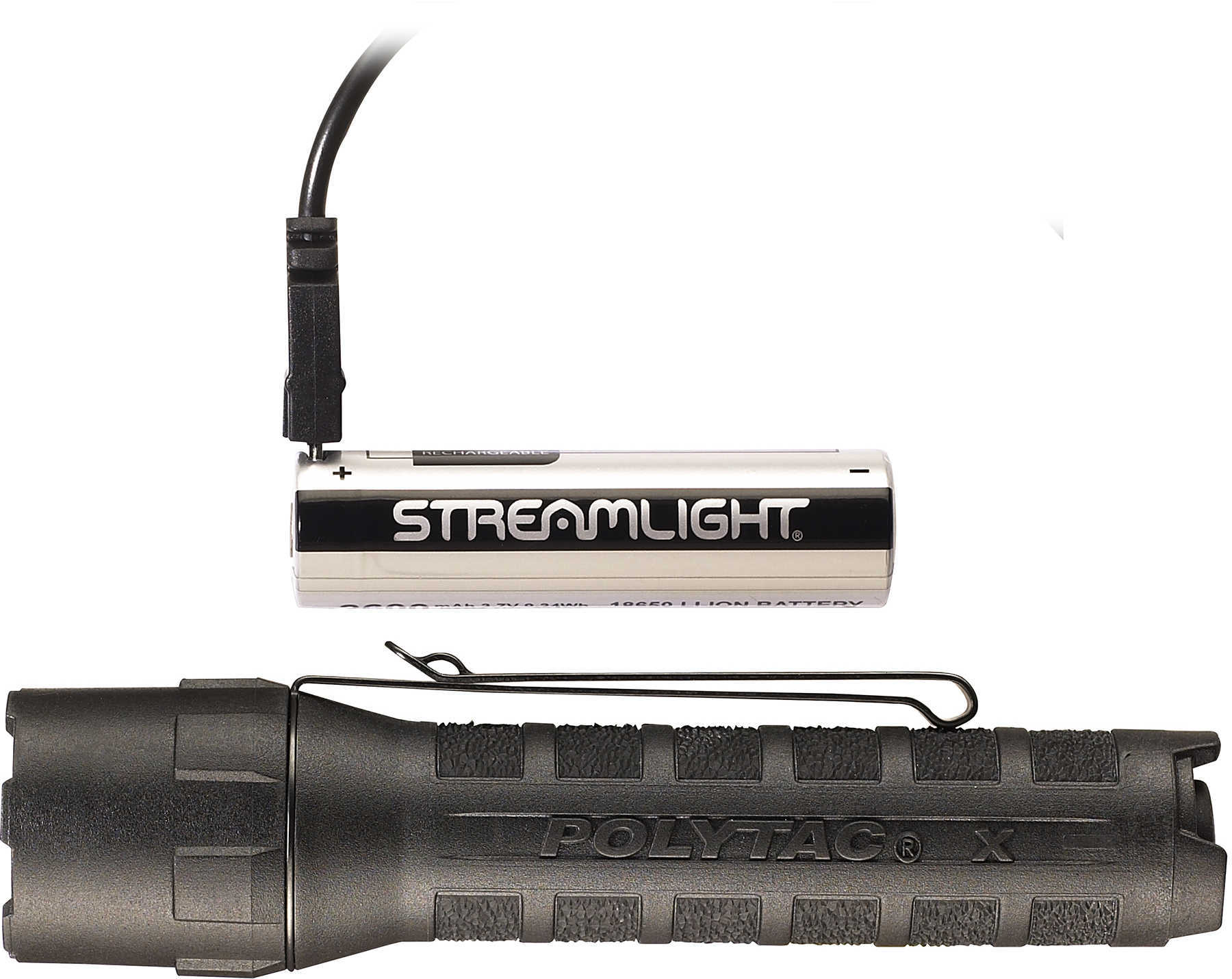 Streamlight 88610 PolyTac X USB 600 Lumens Rechargeable Lithium Black