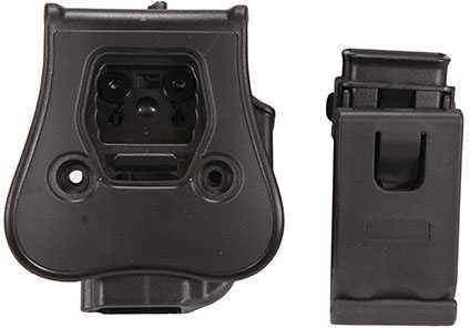 Bulldog TR-G43 Thumb Release with Mag Holder Belt Fits Glock 43 Polymer Black