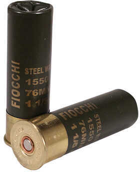 12 Gauge 3" Steel #1  1-1/5 oz 25 Rounds Fiocchi Shotgun Ammunition