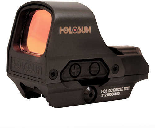 Holosun HS510C Classic 1x 65 MOA Ring/2 Red Dot CR2032 Lithium Black