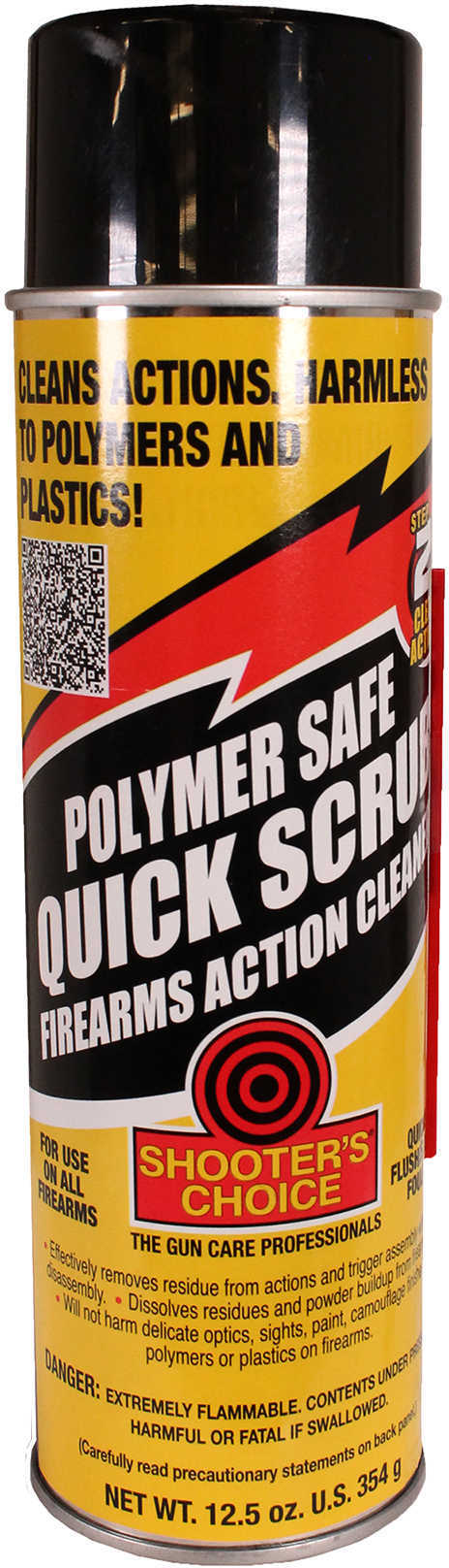 Shooter's Choice Polymer Safe Quick Scrub Liquid 12oz Aerosol Can SHF-PSQ12