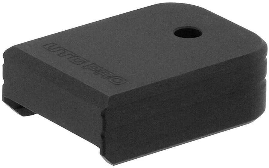 UTG Pro +0 for Glock Small Frame Base Pad Matte Black Aluminum