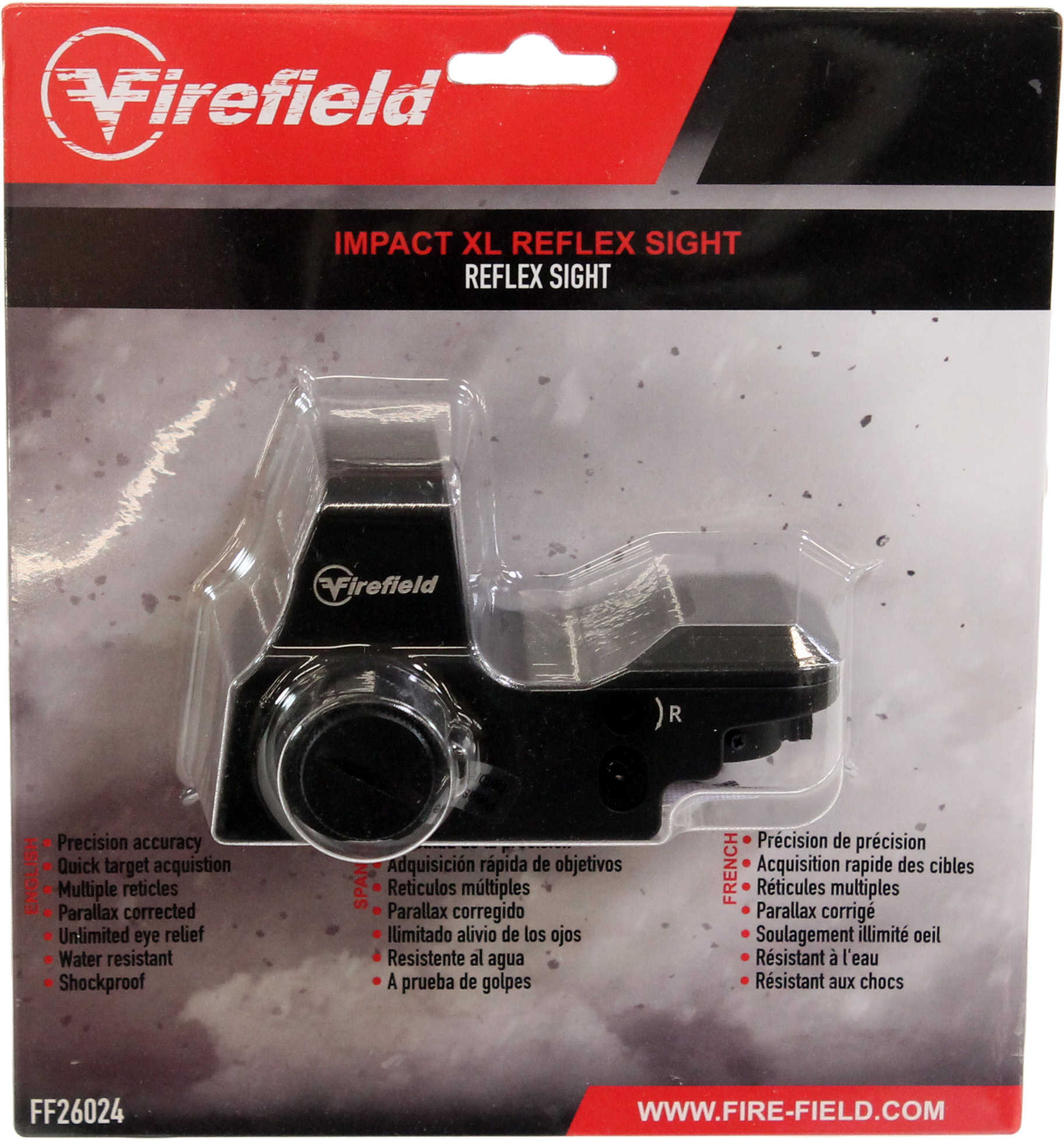 Firefield Ff26024 Impact Xl 1X 33X24mm Obj 4 Pattern Black Matte Cr2032 (1)