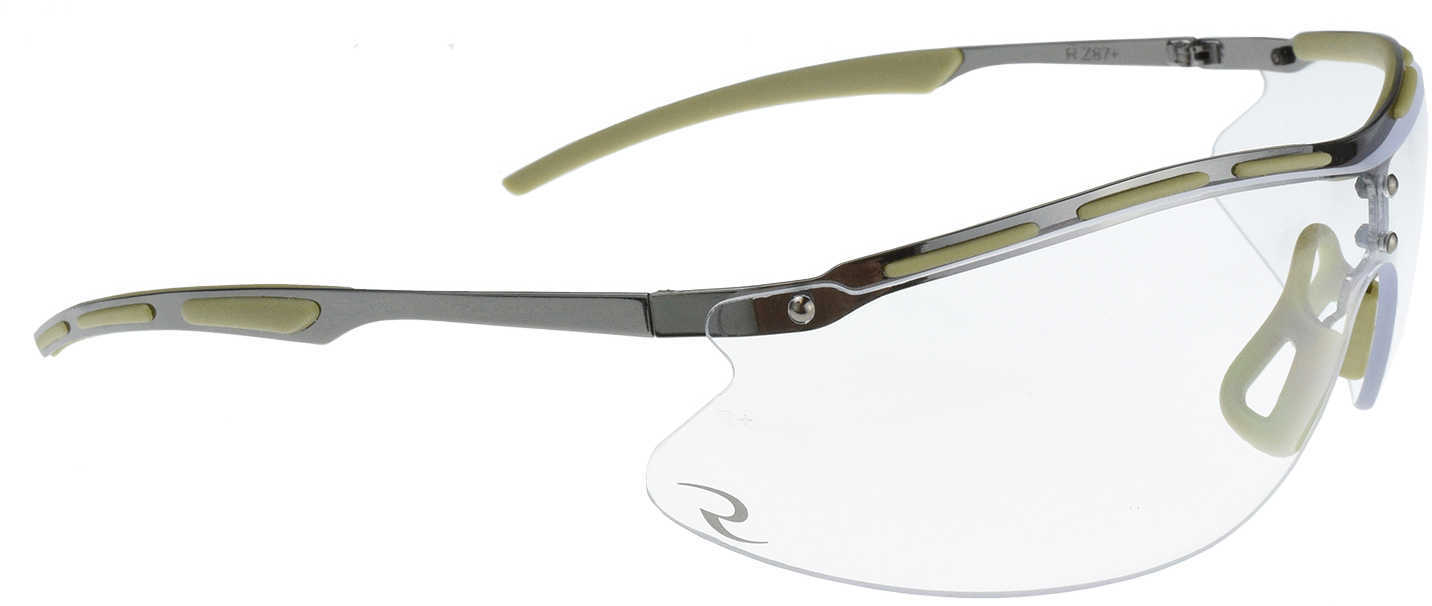 Radians CSB101 Ballistic Rated Shooting Glasses Metal Clear Model: CSB101-1BX