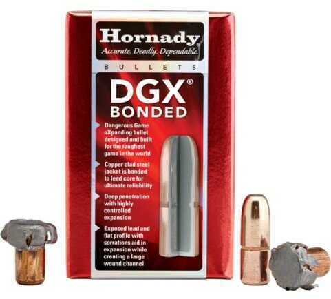 Hornady 375 Caliber .375 Diameter 300 Grain DGX Bonded Bullet 50 Count