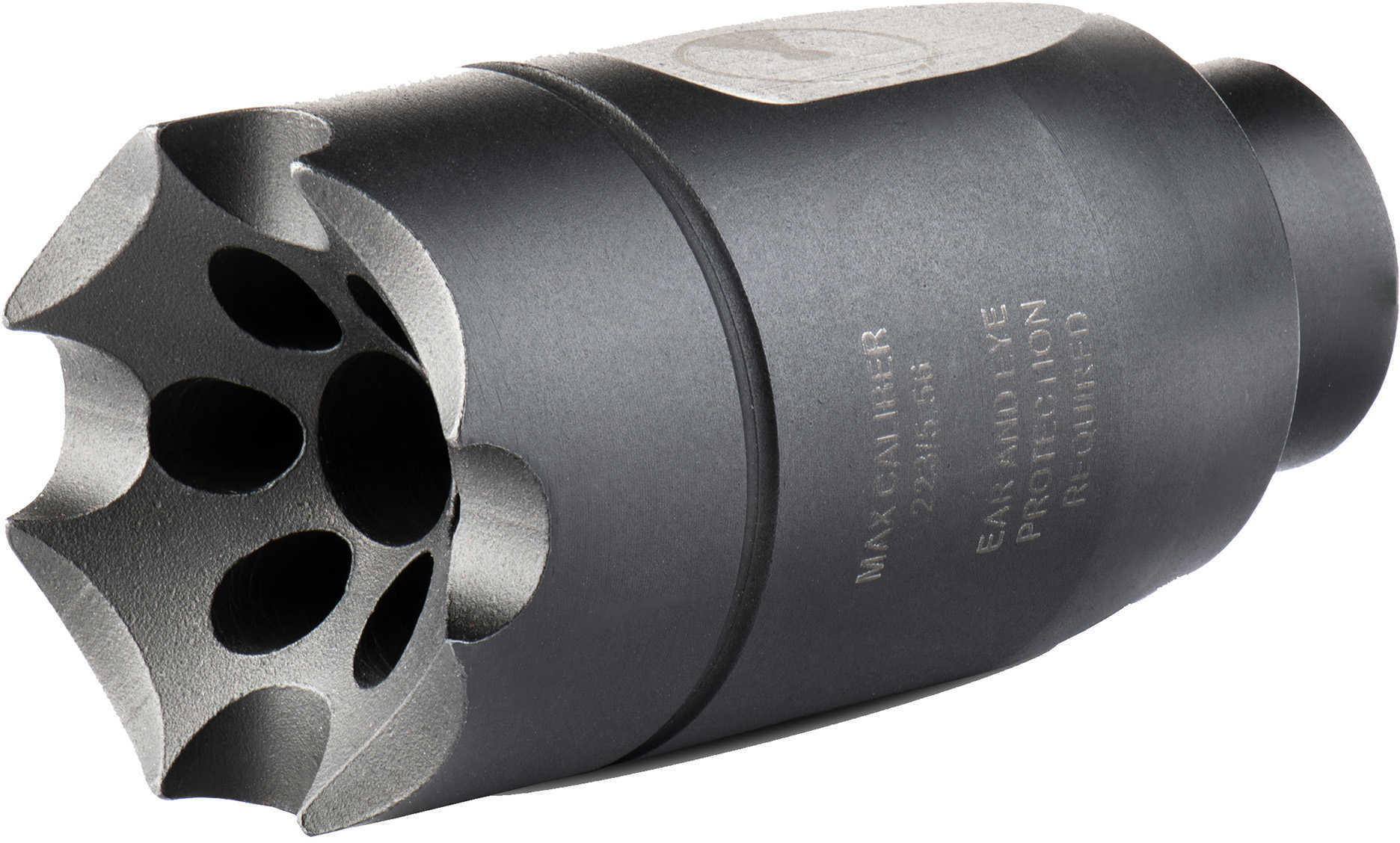 Ultradyne USA ATHENA Linear Compensator 5.56MM/223REM Fits AR-15s with 1/2X28 Threads Black 3.8 oz. 416 Stainless Steel
