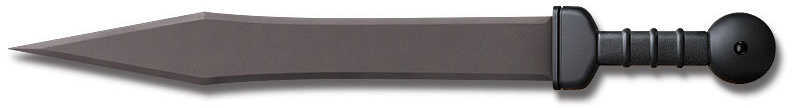 Cold Steel Gladius 18" Black Matte Baked-On Anti Rust 1055 Carbon Blade/ Polypropylene Handle 25.88"