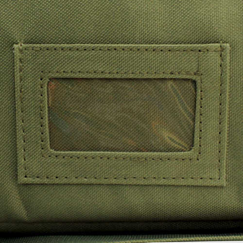 NCSTAR 2907 Series Rifle Case Green Nylon 36" Length Includes 5 Exterior Mag Pouches Extra Wide to Allow Room for Scoped