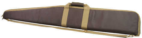 NCSTAR 2958 Series Shotgun Case Brown Nylon 54" Length Metal Lockable Zipper Pulls Includes Adjustable 2" Shoulder Strap
