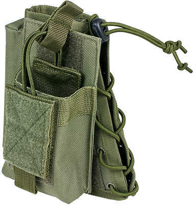 NCSTAR Stock Riser with Mag Pouch Green Fits Most Rifles Ambidextrous Holds All AR and AK Mags CVSRMP2925G
