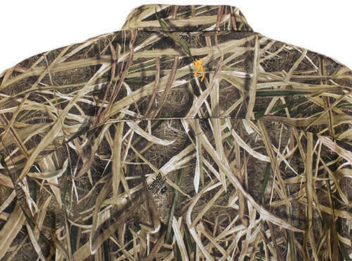 Browning Wasatch-CB Long Sleeve Shirt Mossy Oak Shadow Grass Blades, Small