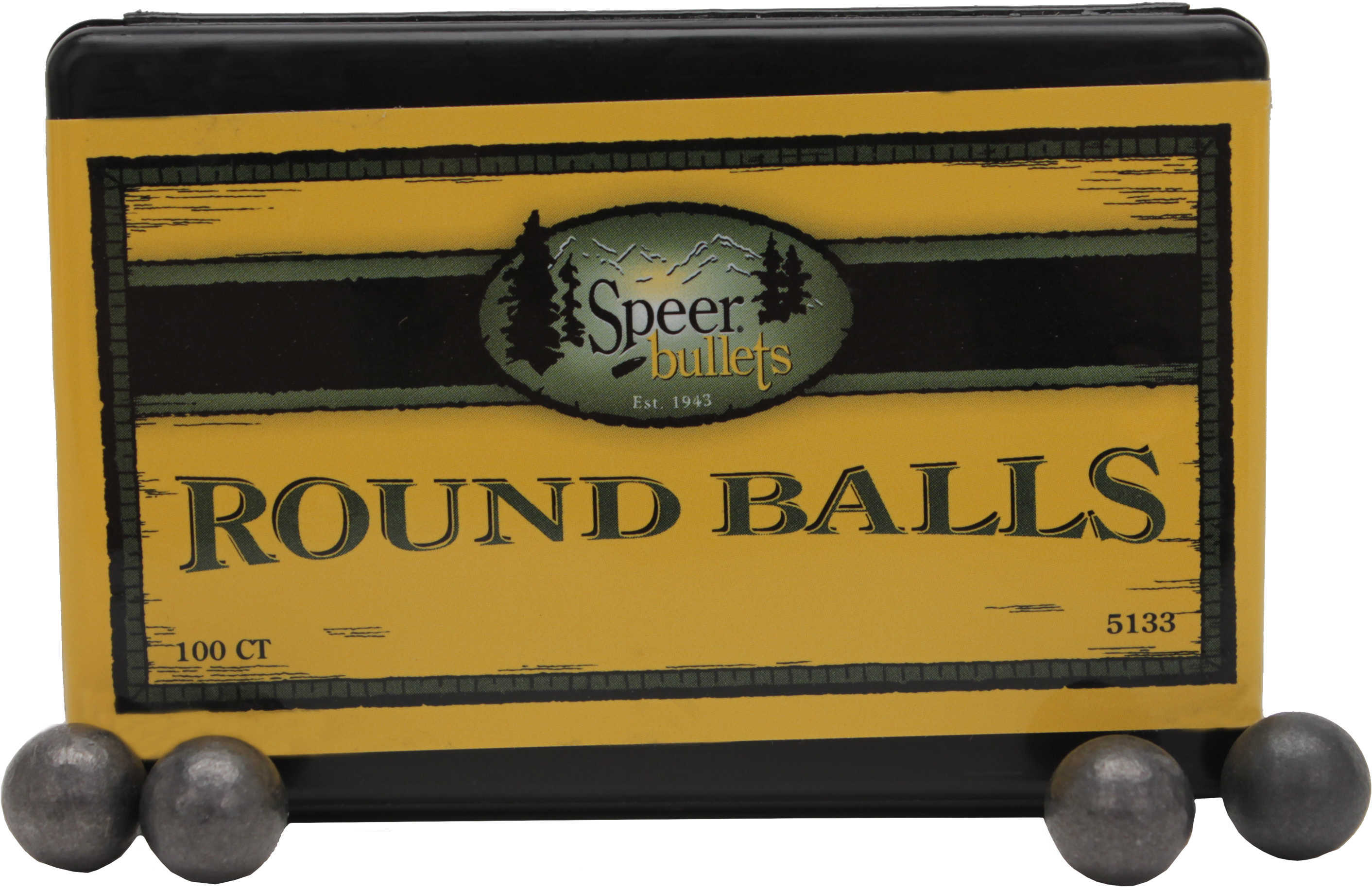 Speer Muzzleloader Round Lead Balls .451" 137 Gr MZRB 100/ct
