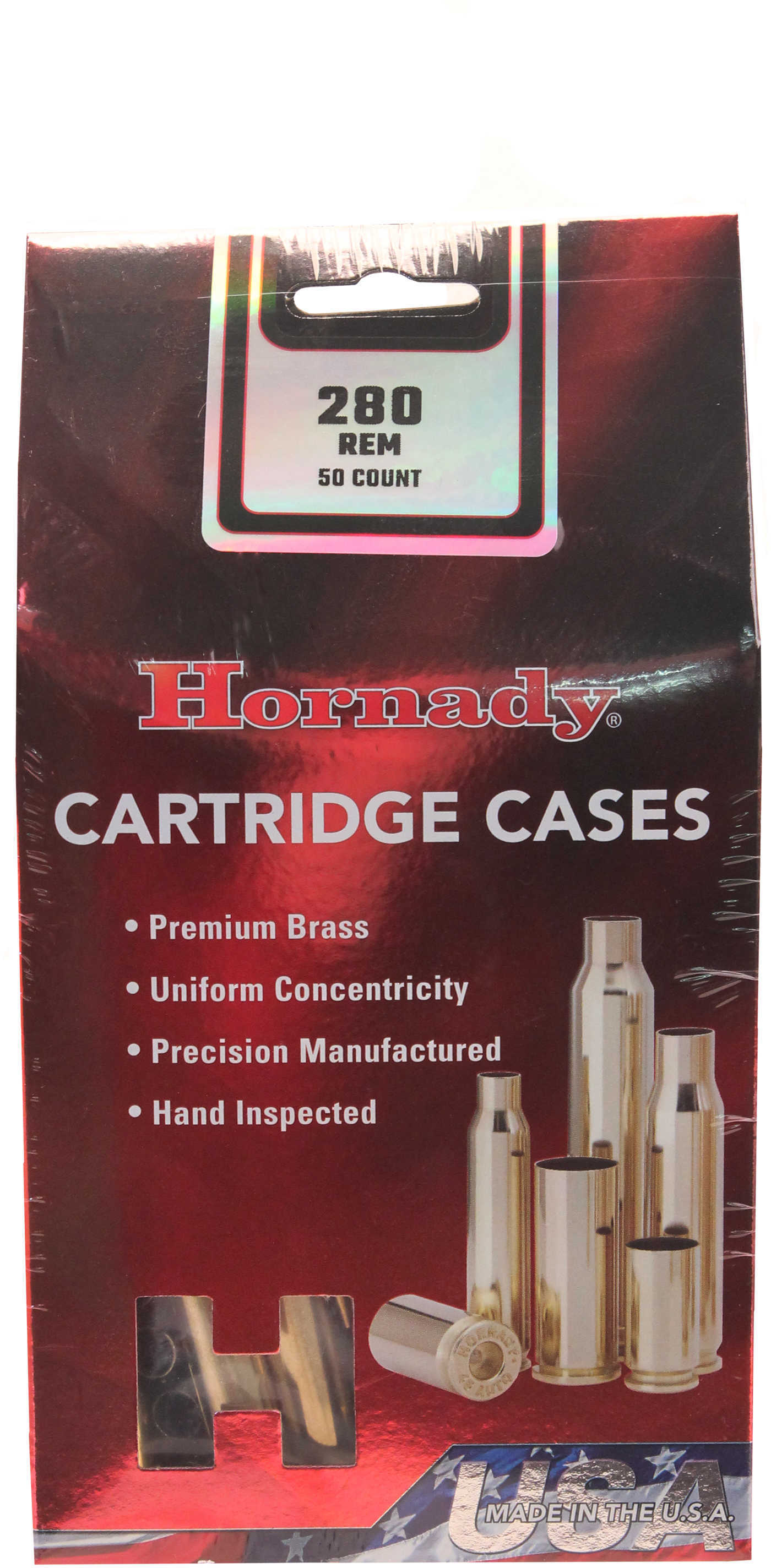 Hornady Unprimed Brass Rifle Cartridge Cases .280 Rem 50/ct