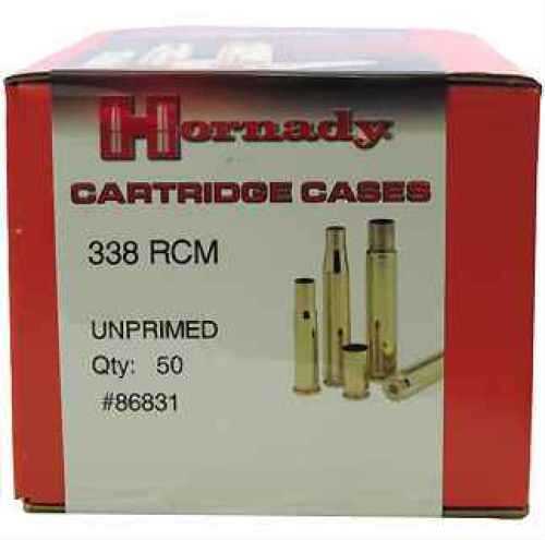 Hornady Case, 338 Rcm, Rds/Bx50, Bx/Cs5