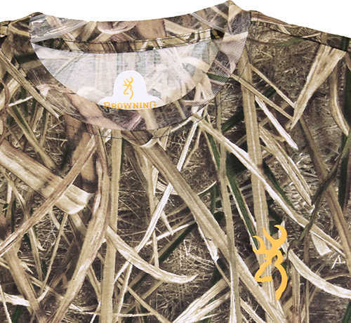 Browning Wasatch-CB Short Sleeve Shirt Mossy Oak Shadow Grass Blades, Large