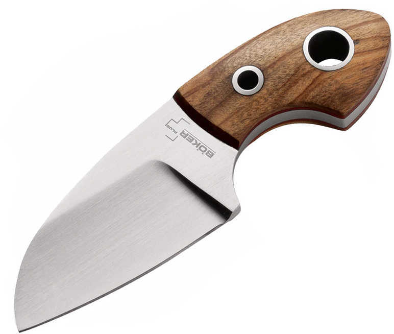 Boker Gnome Fixed 2.25 in Blade Olive Wood Handle