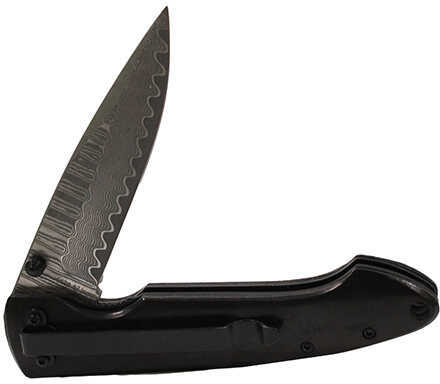Boker Gent I Folder 3.2 in Damascus Blade Ebony Wood Handle