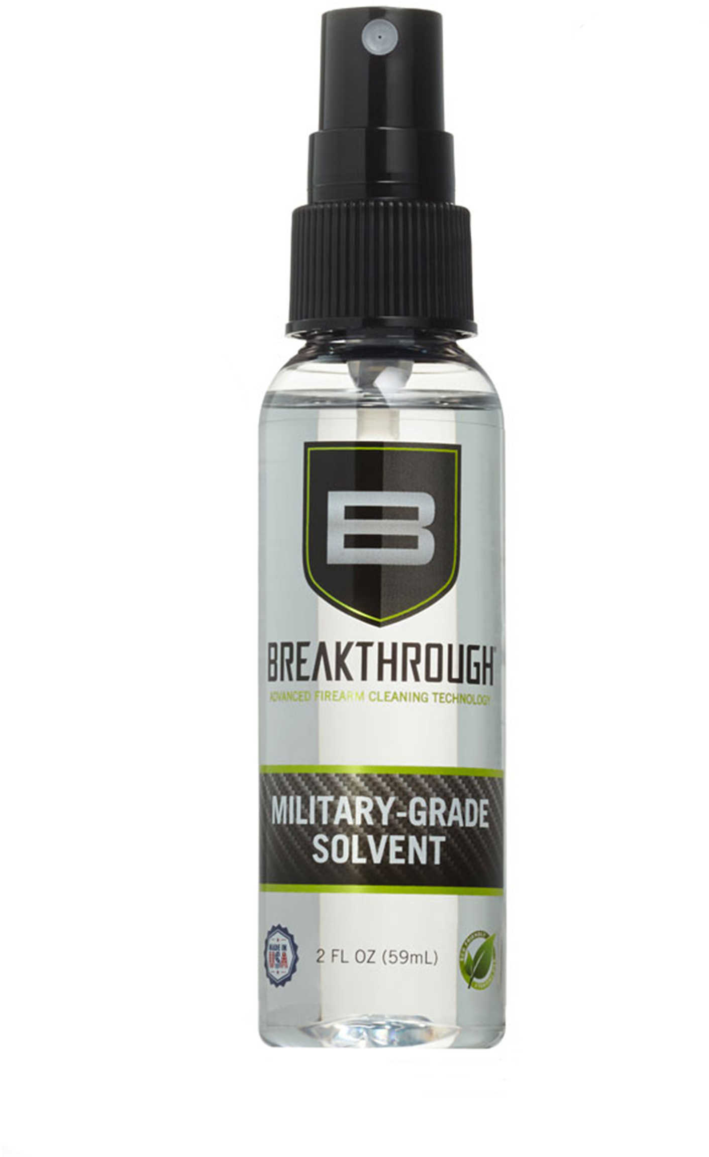 Breakthrough Clean Technologies Military Grade Solvent 2 Oz Pump Spray Bottle Clear