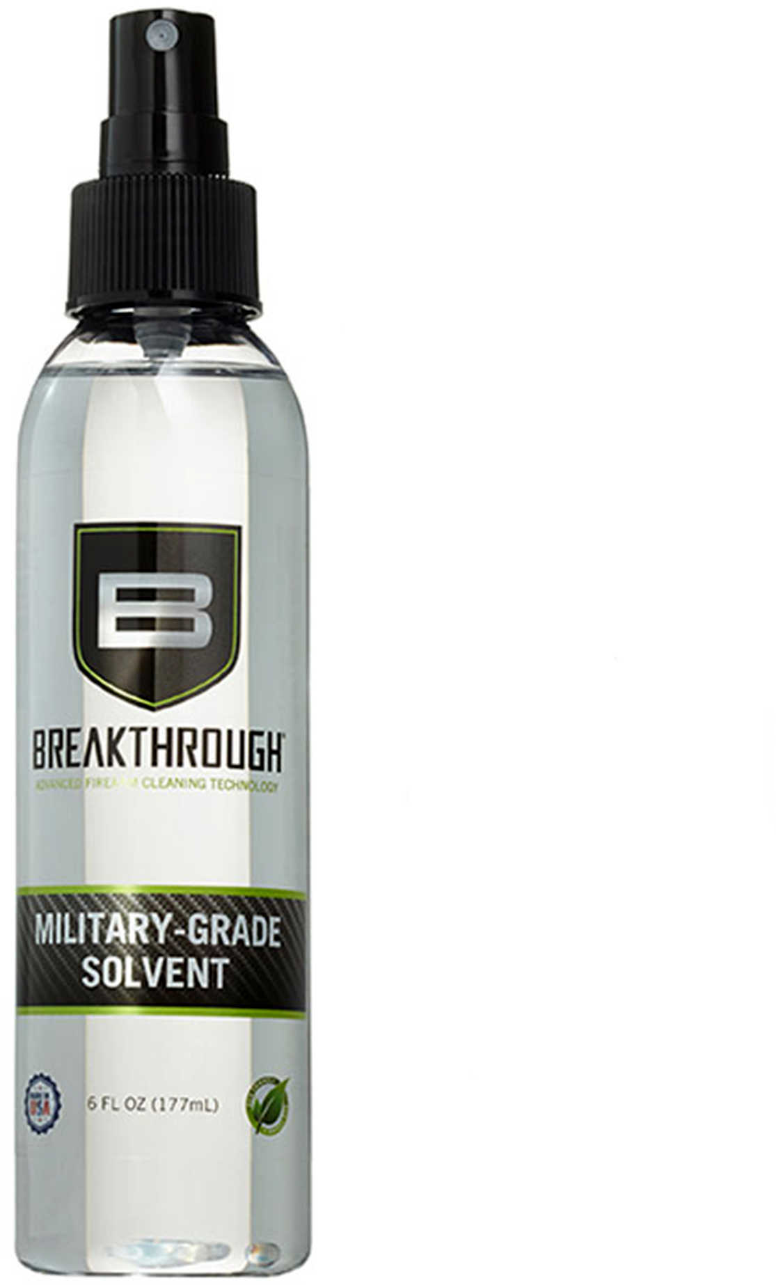 Breakthrough Clean Technologies Military Grade Solvent 6 Oz Pump Spray Bottle Clear