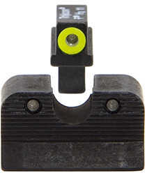 Trijicon 600514 HD Night Sights Colt 1911 Tritium Green w/Yellow Outline Front w/Black Rear