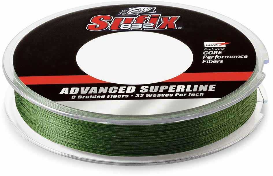 Sufix 832&reg; Advanced Superline&reg; Braid - 20lb - Low-Vis Green - 150 yds