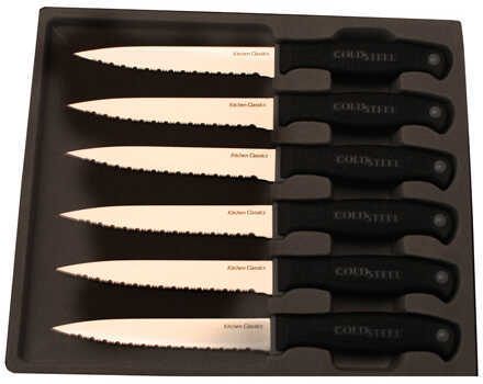 Cold Steel Steak Knives 4.75 in Polymer Handle Set of 6