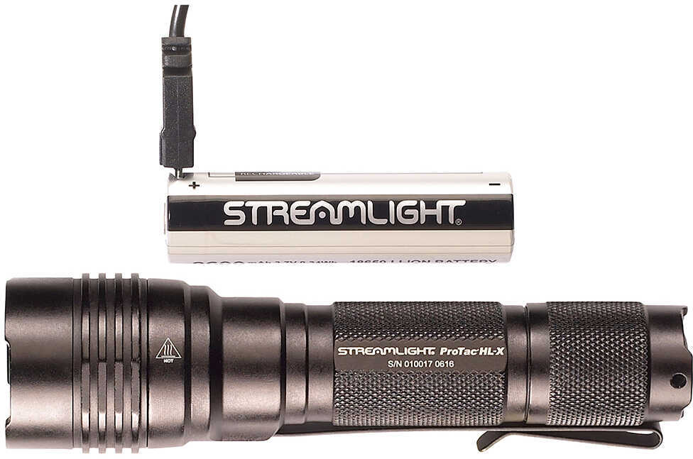 Streamlight Protac HL-X USB/Protac Flashlight Black 1000 Lumens