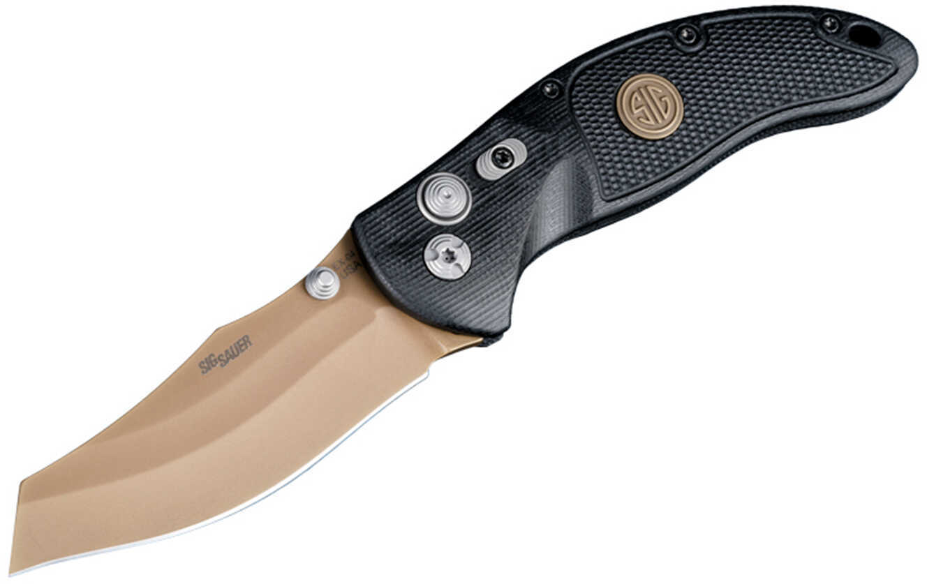 Hogue EX04 3.5in Sig Emp Scorp Folder Wharncliffe G10 Black