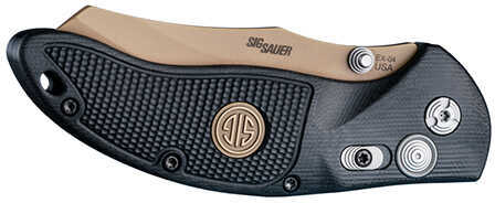 Hogue EX04 3.5in Sig Emp Scorp Folder Wharncliffe G10 Black