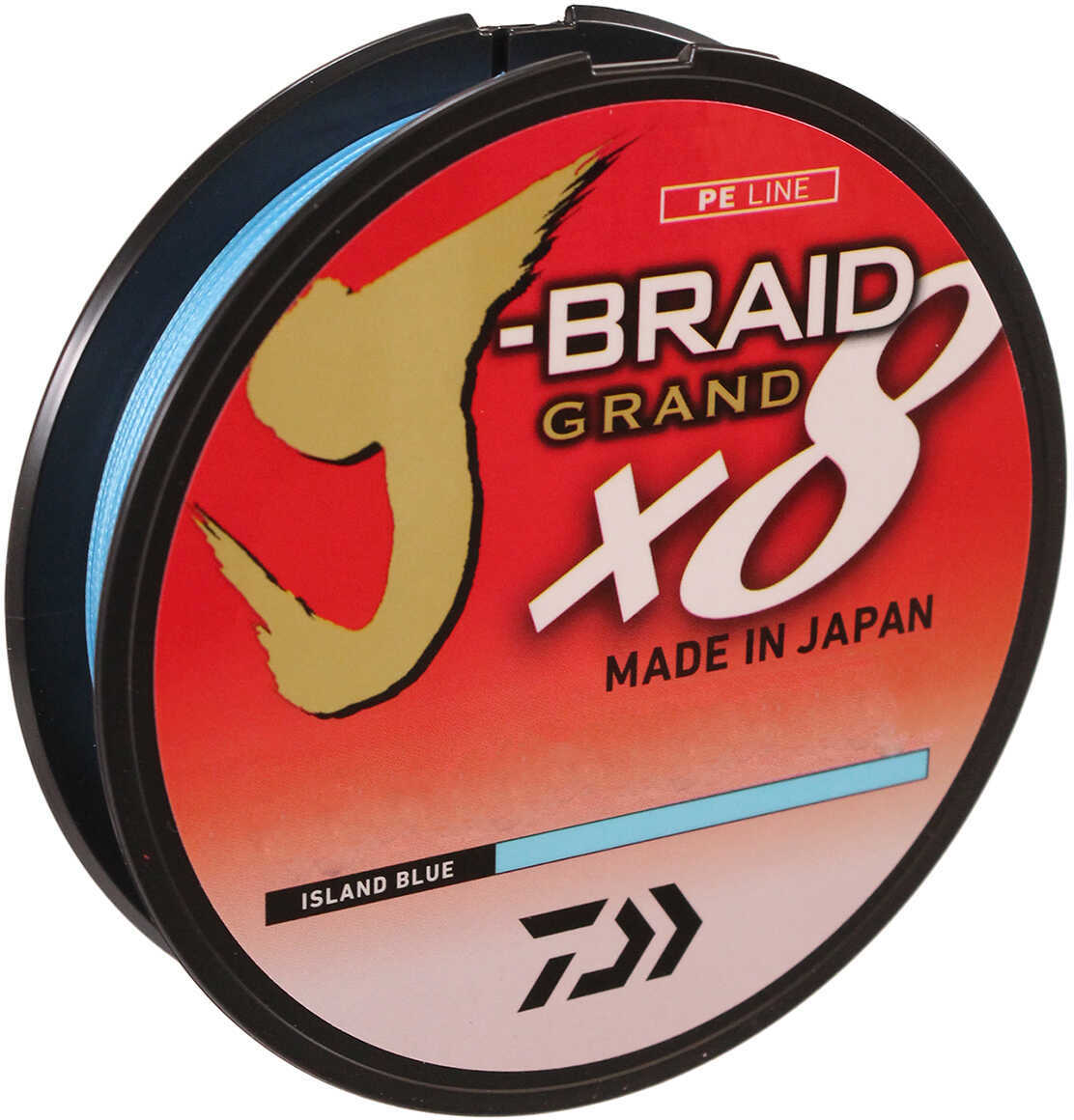 Daiwa J-braid Grand 8x 150yds Island Blue Jbgd8u8-150ib